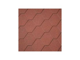 Gont bitumiczny Superglass-HEX czerwony (10) paczka 3m2