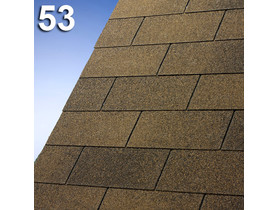 Gont bitumiczny prostokąt Superglass Autumn Brown (53) paczka 2m2