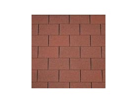 Gont bitumiczny Prostokąt Armourglass Plus czerwony (10) paczka 2m2