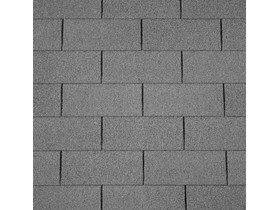 Gont bitumiczny Prostokąt Superglass Szary (31) paczka 2m2